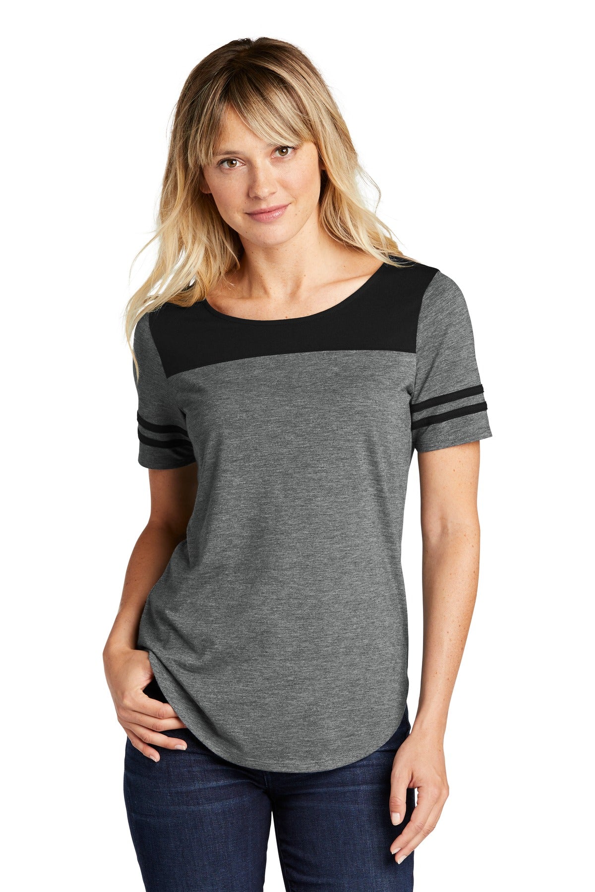 Sport-Tek ® Women's PosiCharge ® Tri-Blend Wicking Fan Tee