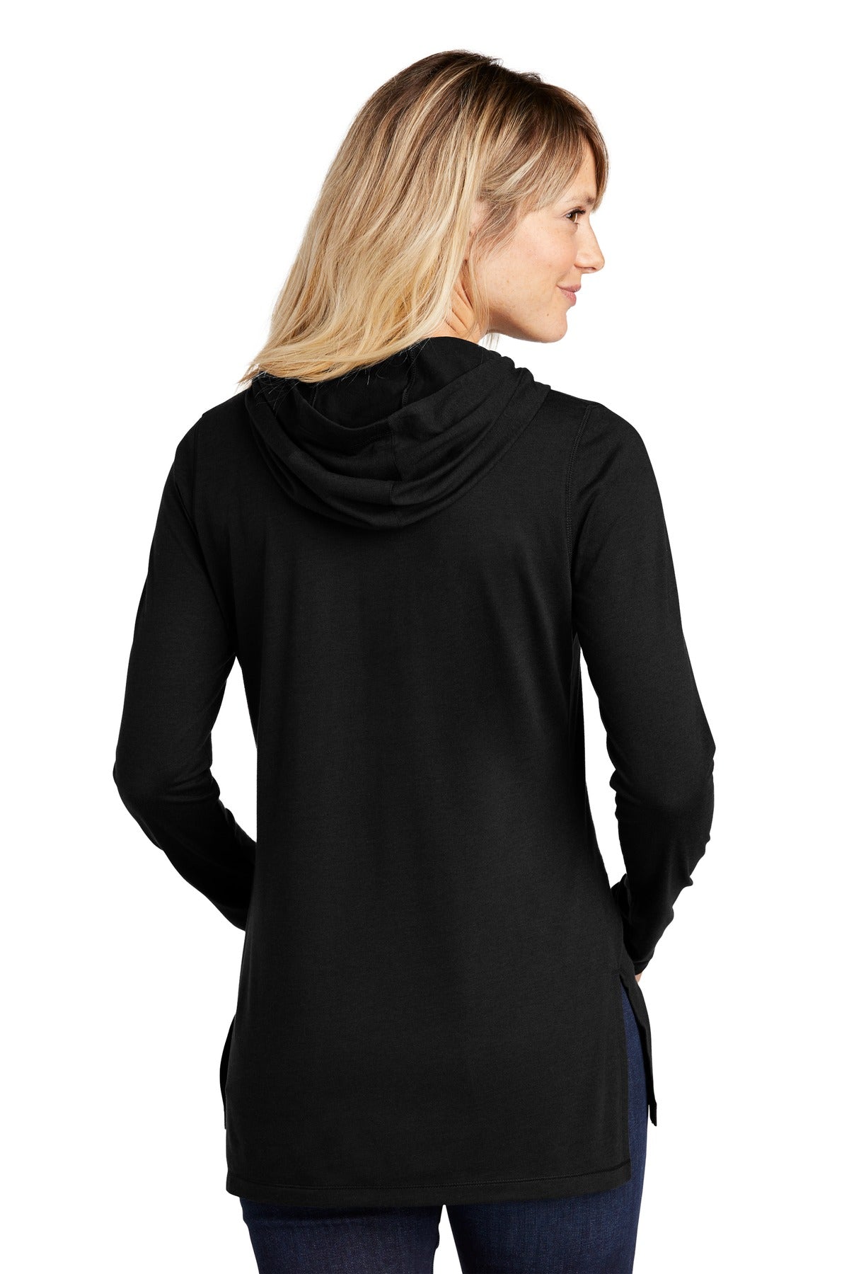 Sport-Tek® Women's PosiCharge ® Tri-Blend Wicking Long Sleeve Hoodie