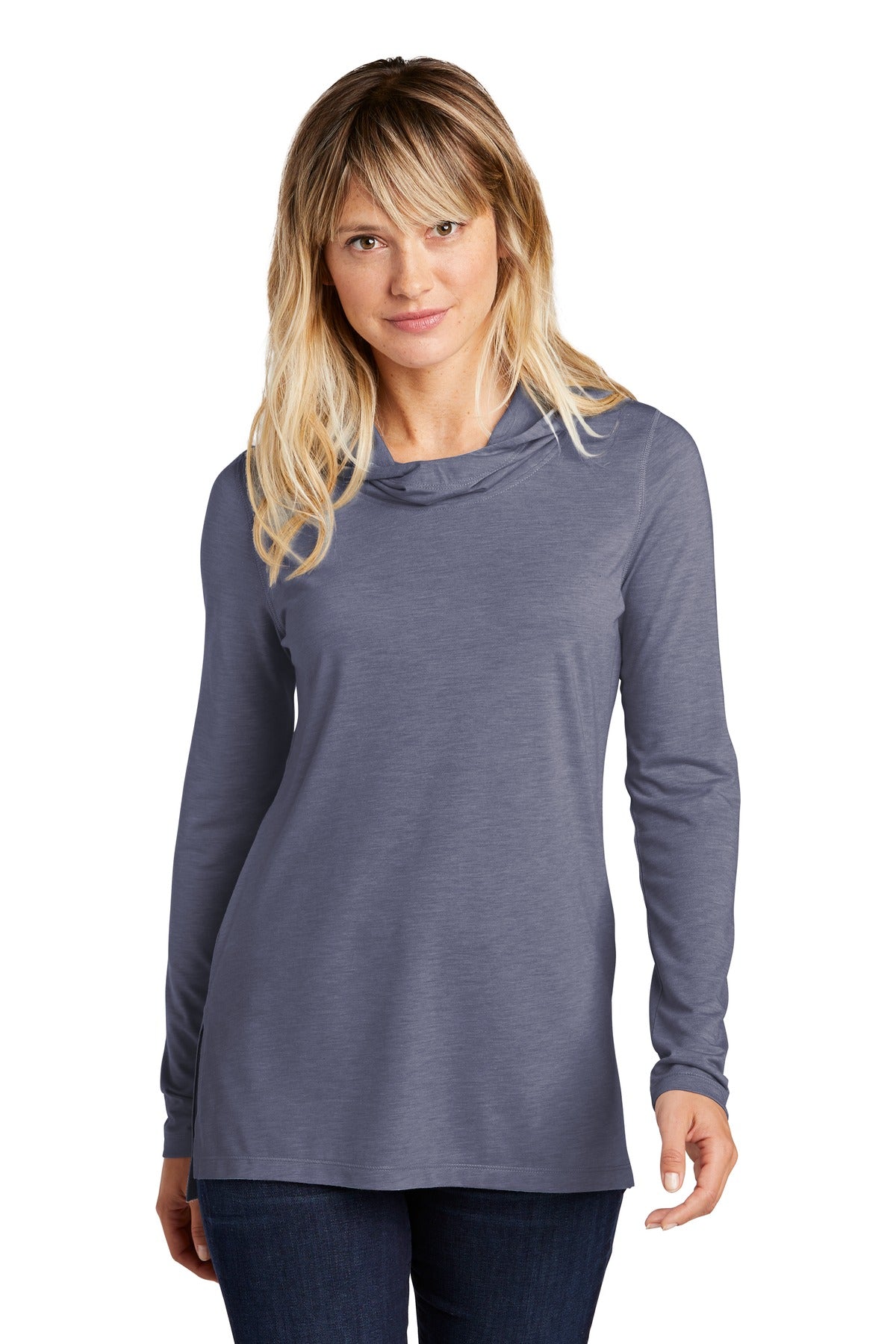 Sport-Tek® Women's PosiCharge ® Tri-Blend Wicking Long Sleeve Hoodie