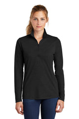 Sport-Tek ® Women's PosiCharge ® Tri-Blend Wicking 1/4-Zip Pullover