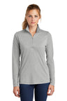 Sport-Tek ® Women's PosiCharge ® Tri-Blend Wicking 1/4-Zip Pullover