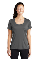 Camiseta con cuello redondo Posi-UV® Pro para mujer Sport-Tek®