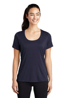 Camiseta con cuello redondo Posi-UV® Pro para mujer Sport-Tek®