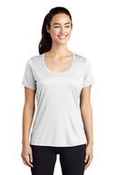 Camiseta con cuello redondo Posi-UV® Pro para mujer Sport-Tek®