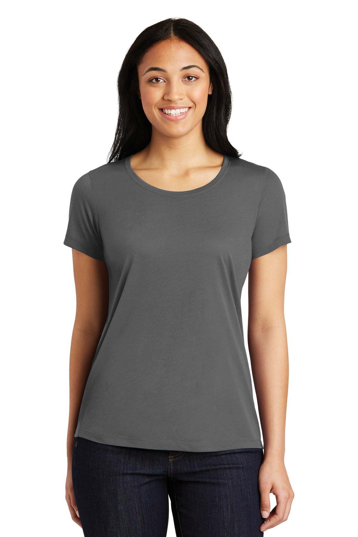 Sport-Tek® Women's PosiCharge® Competitor™ Cotton Touch™ Scoop Neck Tee