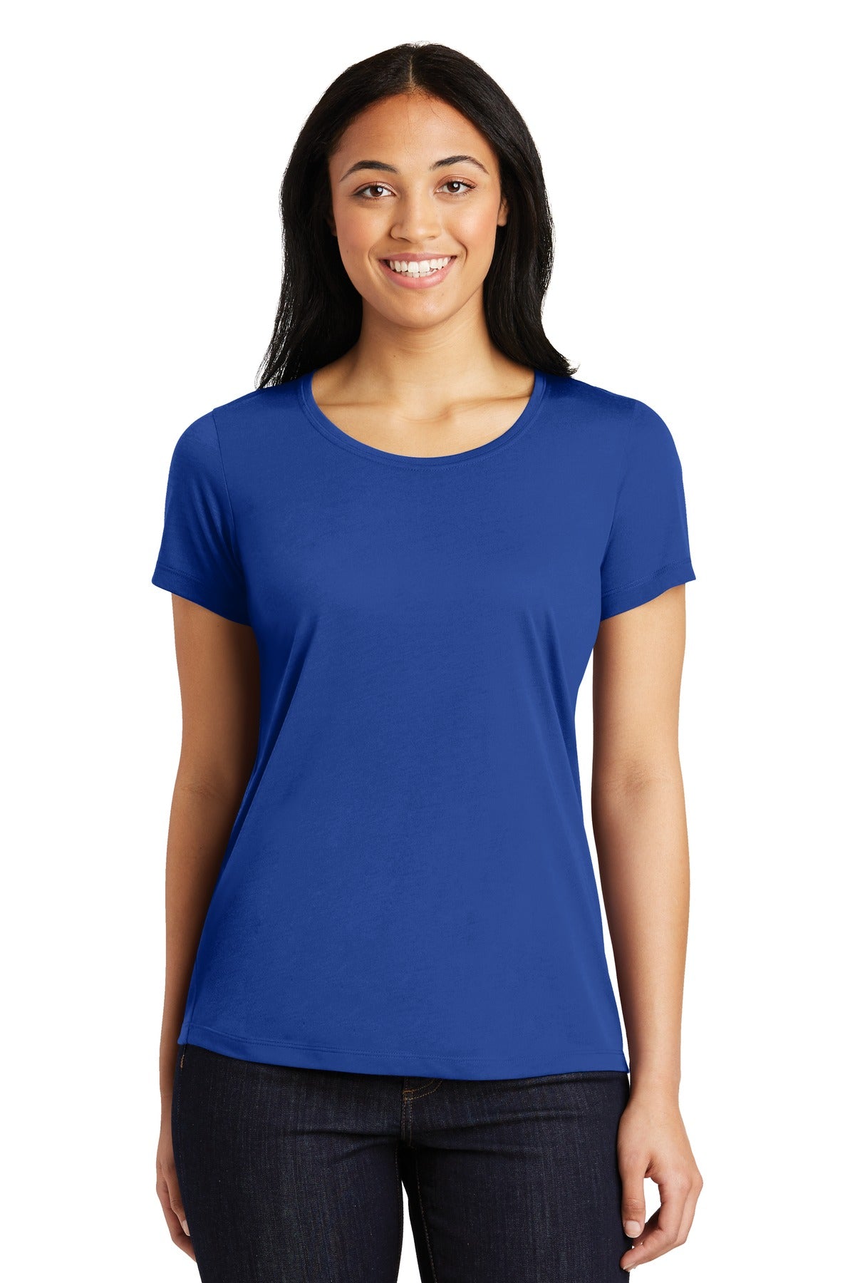 Sport-Tek® Women's PosiCharge® Competitor™ Cotton Touch™ Scoop Neck Tee