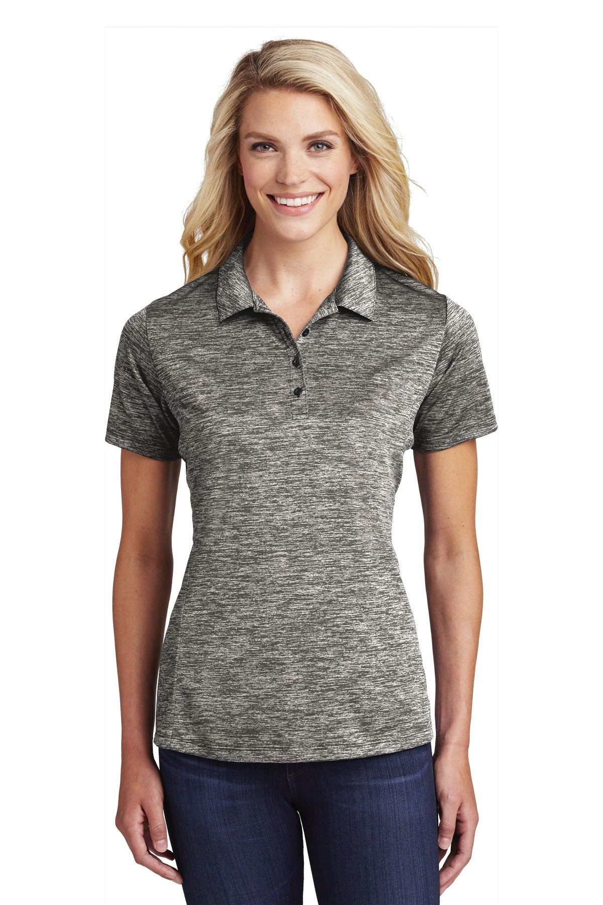 Sport-Tek ® Women's PosiCharge ® Electric Heather Polo