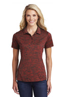 Polo PosiCharge Electric Heather para mujer Sport-Tek®