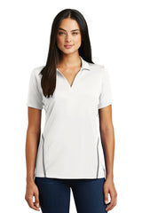 DISCONTINUED Sport-Tek® Ladies Contrast PosiCharge® Tough Polo®