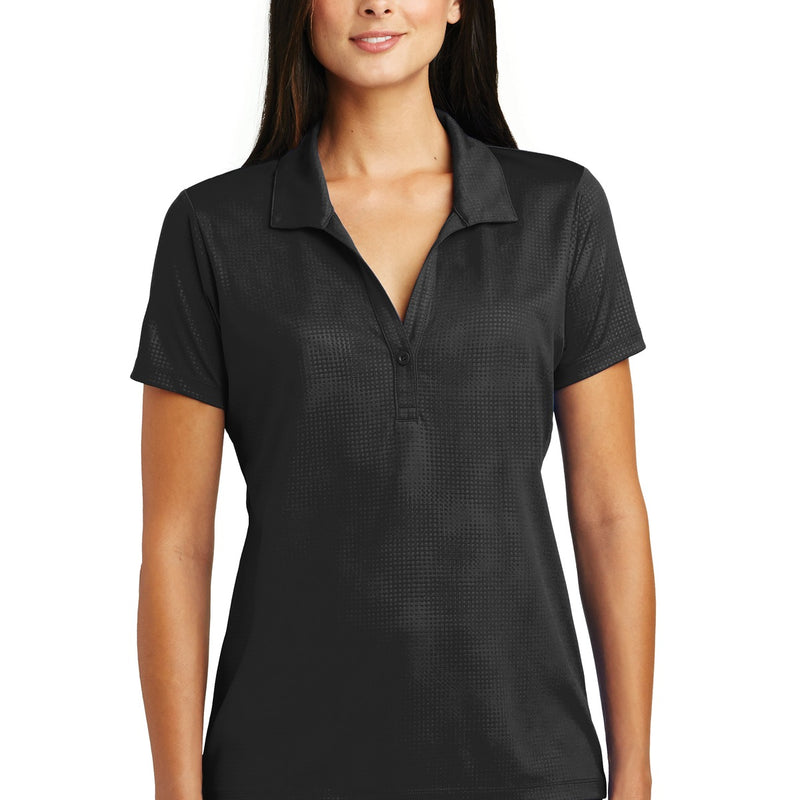 Women's Embossed PosiCharge Tough Polo