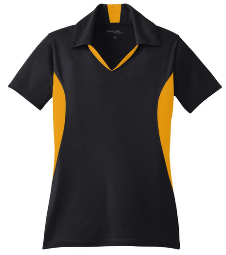Sport-Tek® Women's Side Blocked Micropique Sport Wick Short Sleeve Polo
