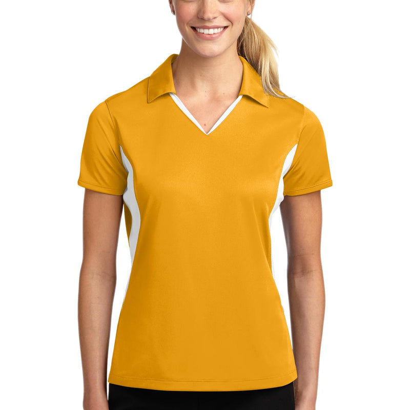 Sport-Tek® Women's Side Blocked Micropique Sport Wick Long Sleeve Polo