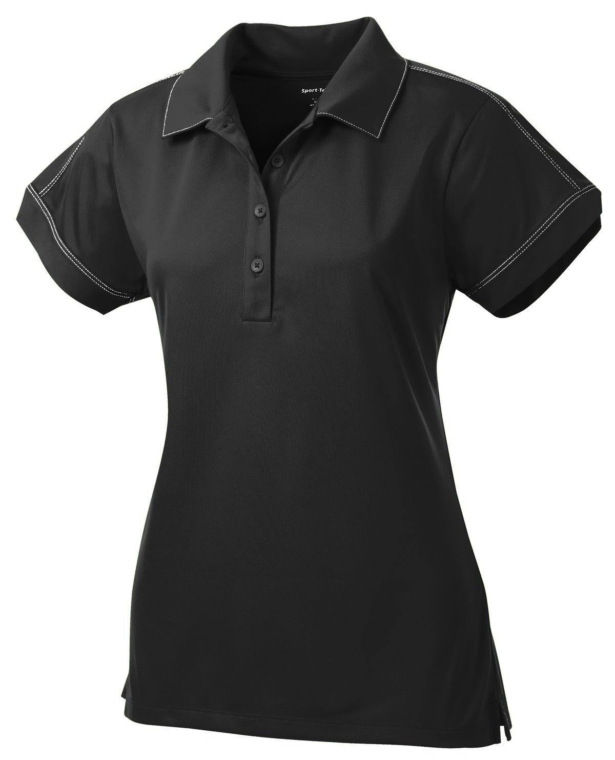 Sport-Tek® Women's Contrast Stitch Micropique Sport-Wick® Polo