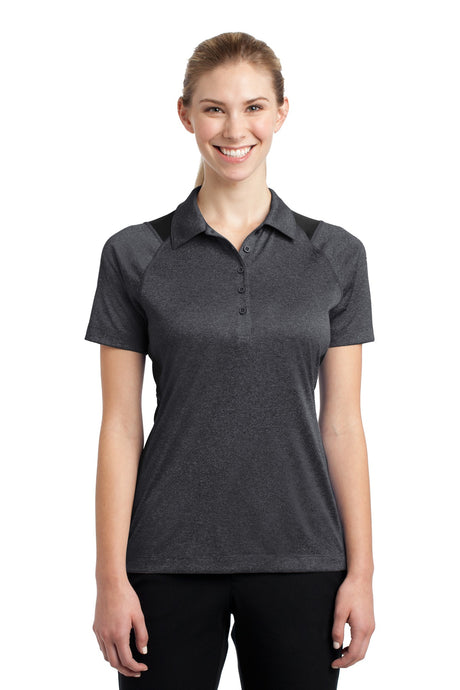 Sport-Tek® Women's Heather Colorblock Contender™ Polo