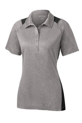 Sport-Tek® Women's Heather Colorblock Contender™ Polo