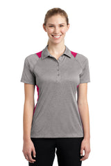 Sport-Tek® Women's Heather Colorblock Contender™ Polo