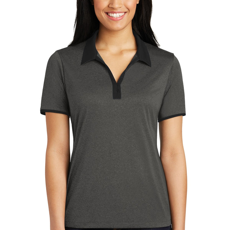Sport-Tek® Ladies Heather Contender™ Contrast Polo