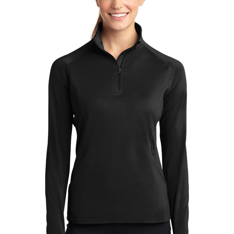 Sport-Tek® Women's Sport-Wick Stretch 1/4-Zip Pullover