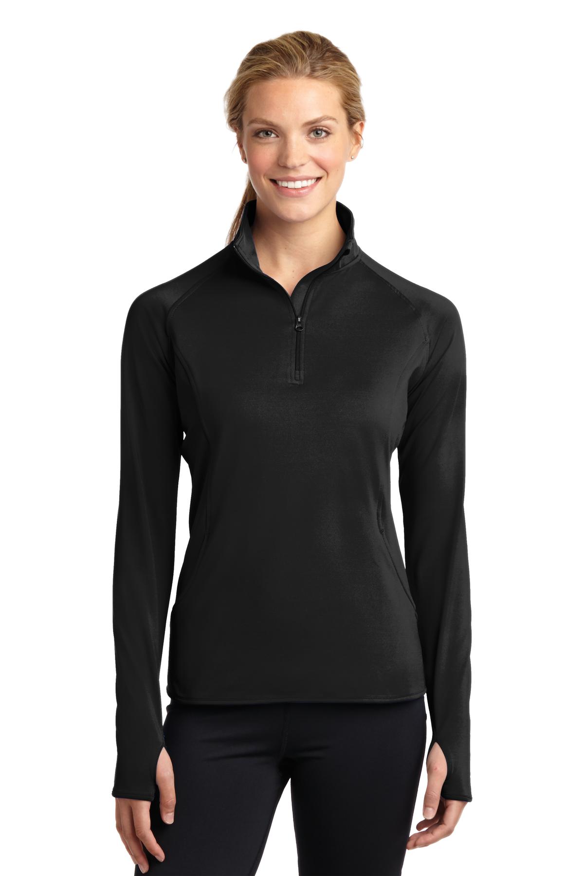 Sport-Tek® Women's Sport-Wick Stretch 1/4-Zip Pullover