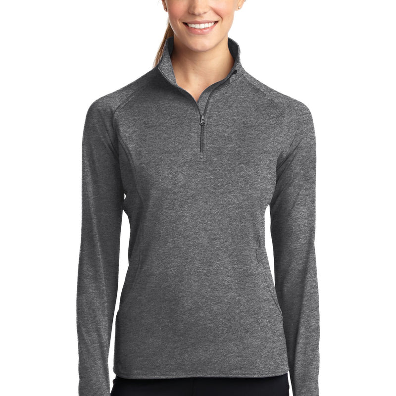 Sport-Tek® Women's Sport-Wick Stretch 1/4-Zip Pullover