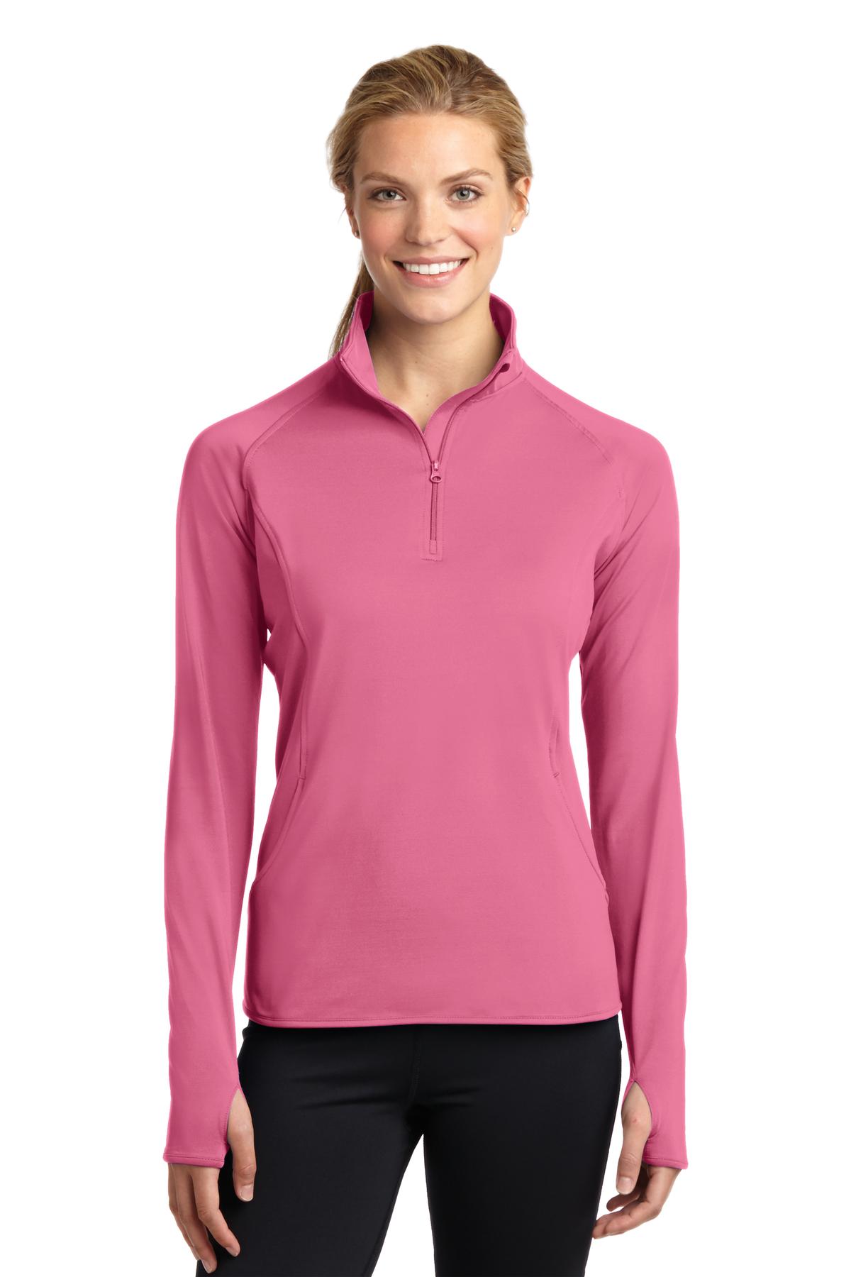 Sport-Tek® Women's Sport-Wick Stretch 1/4-Zip Pullover