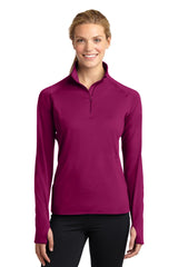 Sport-Tek® Women's Sport-Wick Stretch 1/4-Zip Pullover