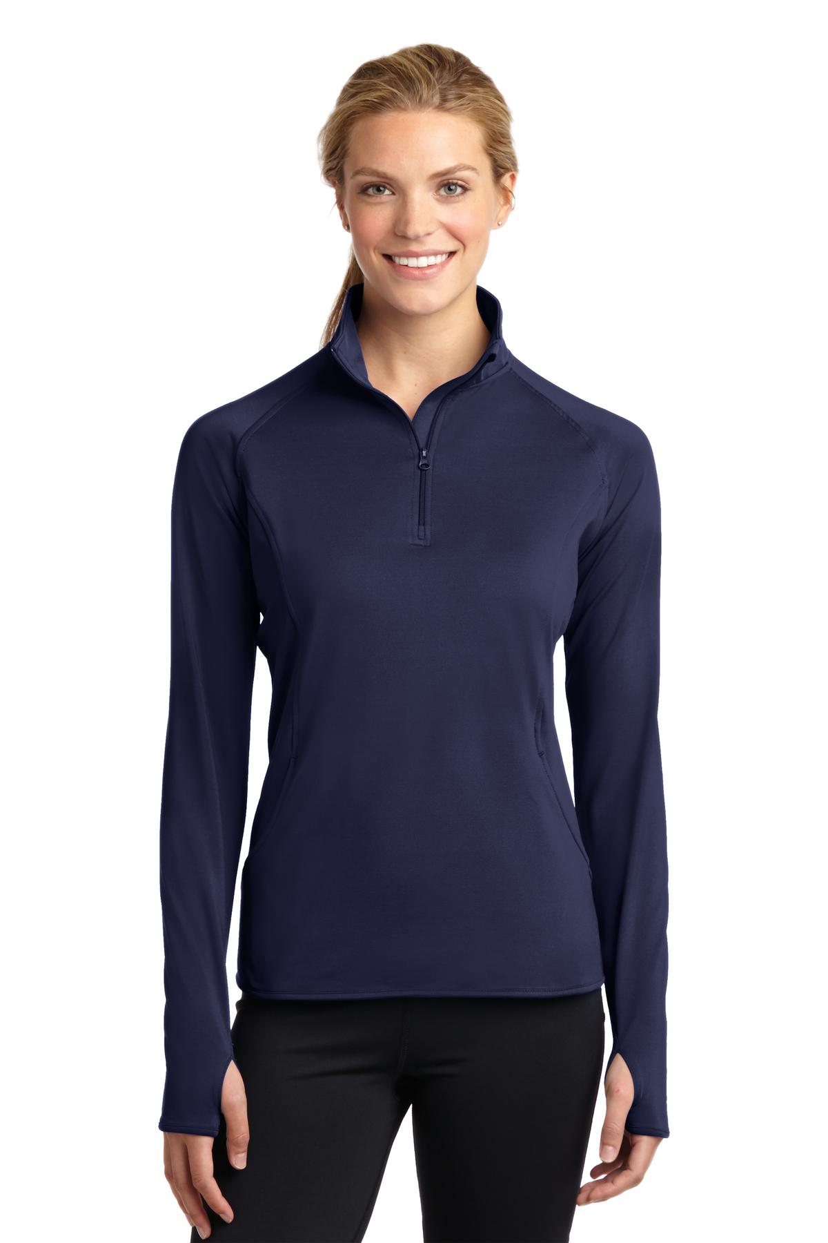 Sport-Tek® Women's Sport-Wick Stretch 1/4-Zip Pullover