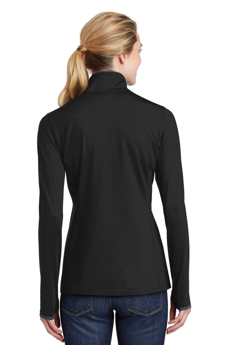 Sport-Tek® Women's Sport-Wick Stretch Contrast Full-Zip Jacket