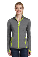 Sport-Tek® Women's Sport Wick Stretch Contrast Full Zip Jacket