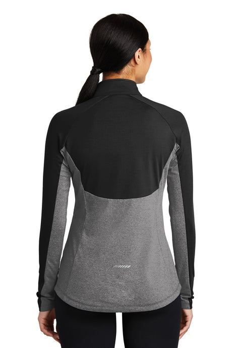 Sport-Tek® Women's Sport-Wick Stretch Contrast 1/4-Zip Pullover