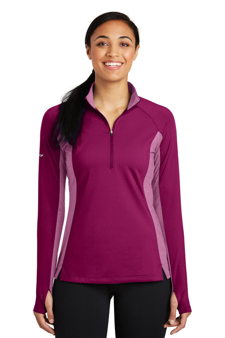 Sport-Tek® Women's Sport-Wick Stretch Contrast 1/4-Zip Pullover