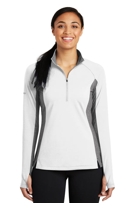 Sport-Tek® Women's Sport-Wick Stretch Contrast 1/4-Zip Pullover