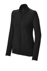 Sport-Tek® Women's Sport-Wick Stretch Full-Zip Cadet Jacket