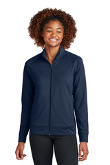 Sport-Tek® Women's Sport-Wick Stretch Full-Zip Cadet Jacket