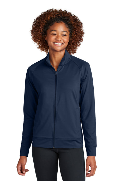 Sport-Tek® Women's Sport-Wick Stretch Full-Zip Cadet Jacket