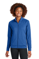 Sport-Tek® Women's Sport Wick Stretch Full Zip Cadet Jacket