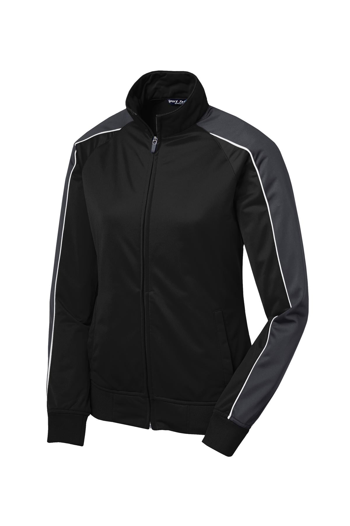 DISCONTINUED Sport-Tek® Women's Piped Tricot Track Jacket