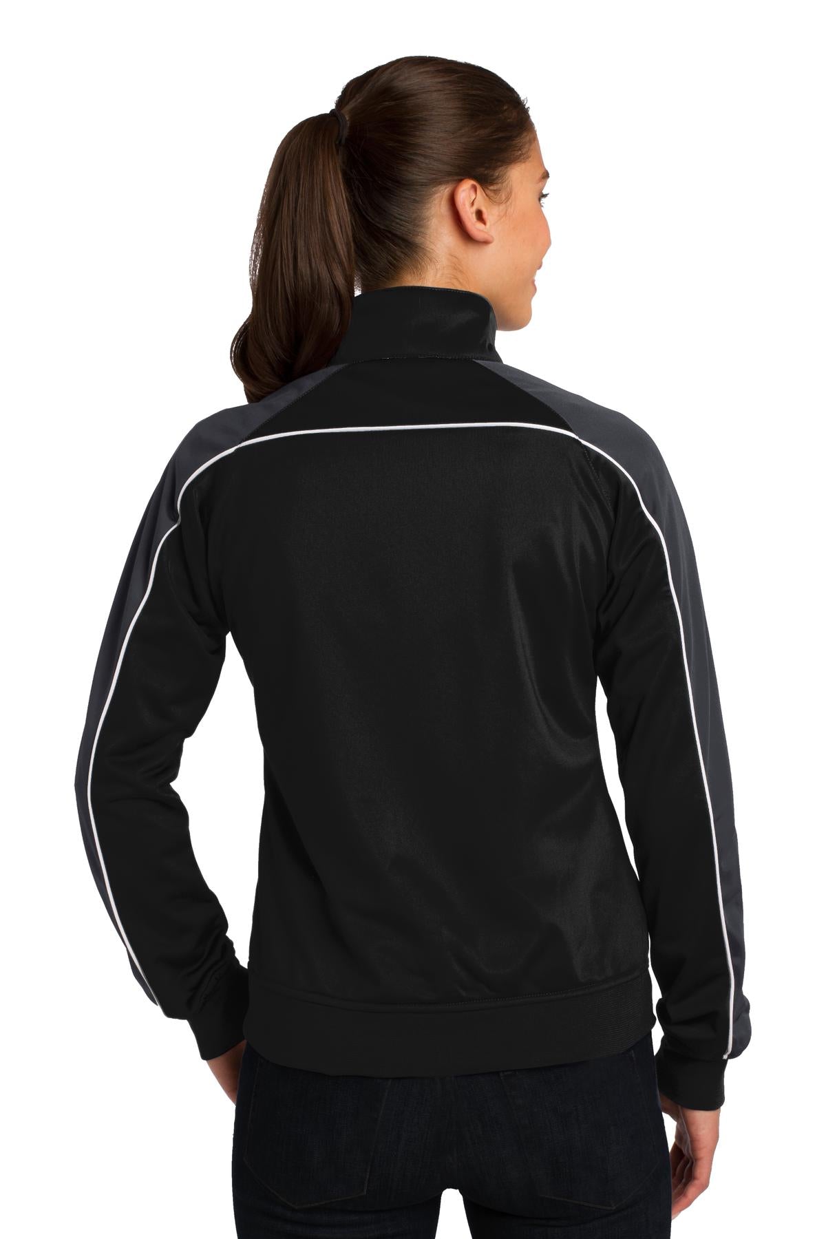 DISCONTINUED Sport-Tek® Women's Piped Tricot Track Jacket