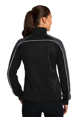 DISCONTINUED Sport-Tek® Women's Piped Tricot Track Jacket