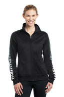 Sport-Tek® Women's Dot Sublimation Tricot Track Jacket