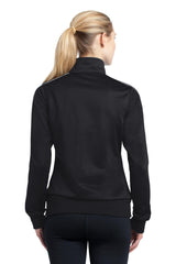 DISCONTINUED Sport-Tek® Women's Dot Sublimation Tricot Track Jacket