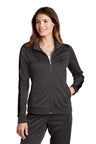 Sport-Tek® Women's Tricot Sleeve Stripe Track Jacket