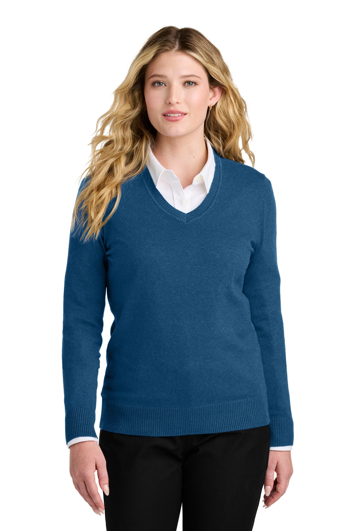 Port Authority® Women's Easy Care V-Neck Sweater