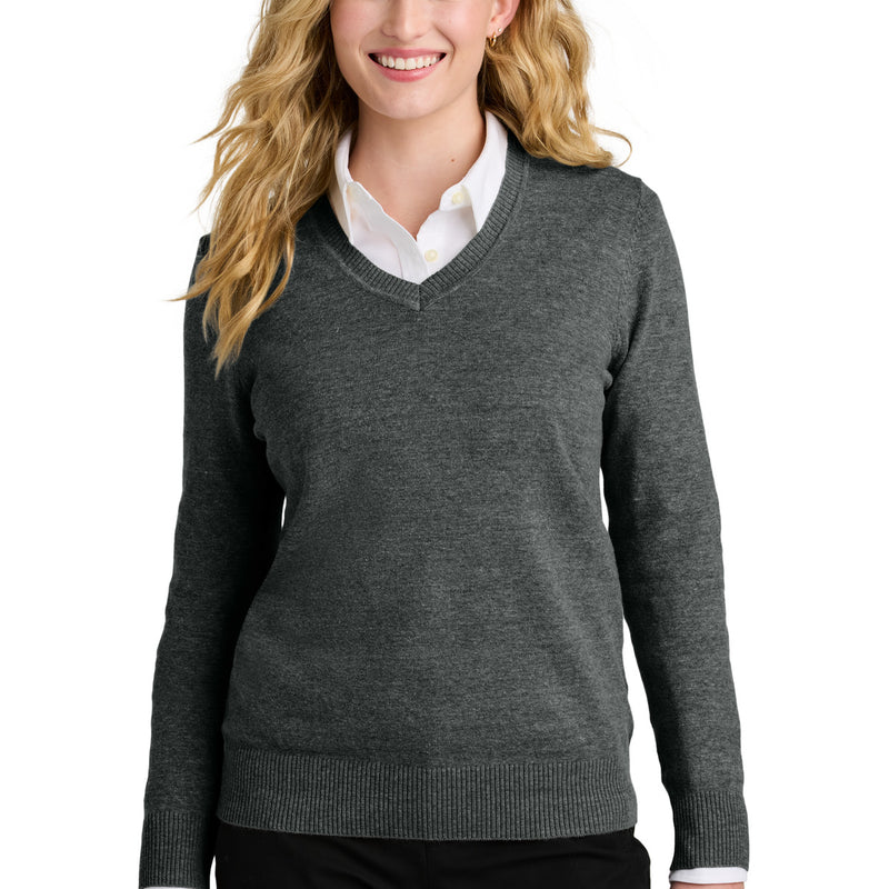 Port Authority® Women's Easy Care V-Neck Sweater