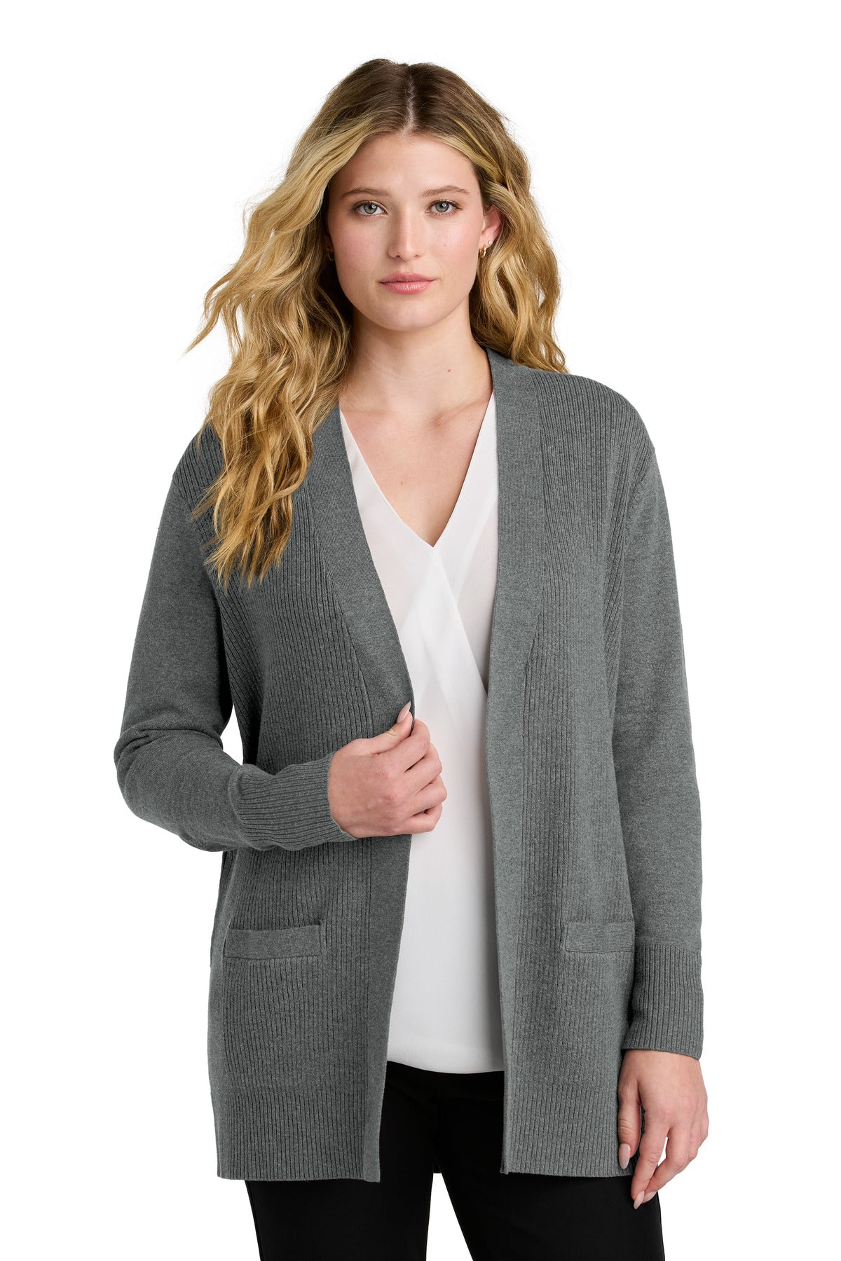 Port Authority® Women's Easy Care Open-Front Cardigan Sweater