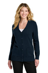 Port Authority® Women's Easy Care Button-Up Cardigan Sweater