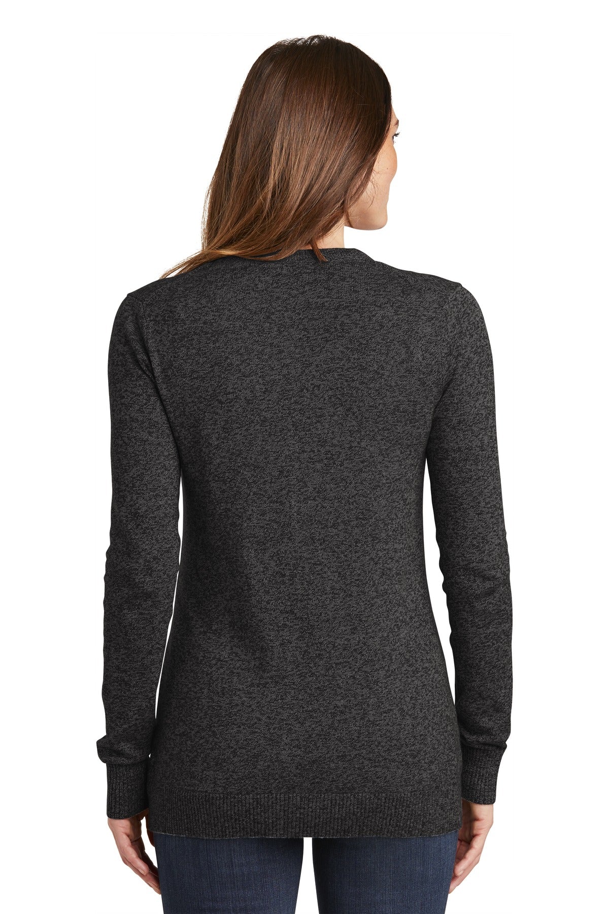 Port Authority ® Women's Marled Cardigan Sweater