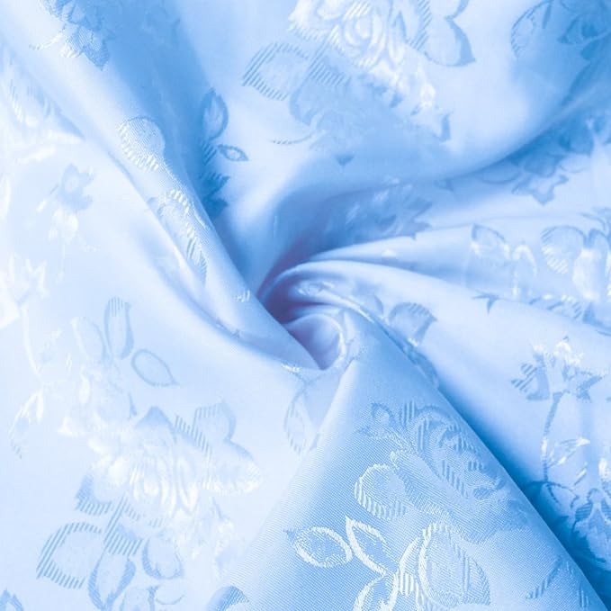 Floral Jacquard Satin Fabric - Floral Woven Brocade, 60" Width