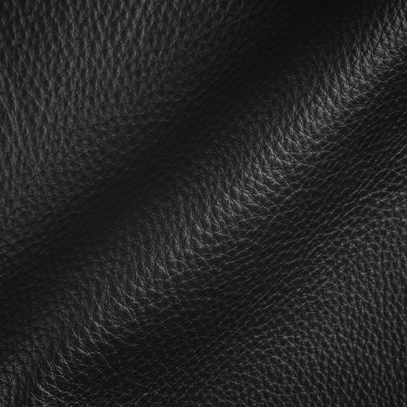 Paloma Italian Black Semi-Aniline Natural Pebble Top Grain Performance Cow Leather Hide