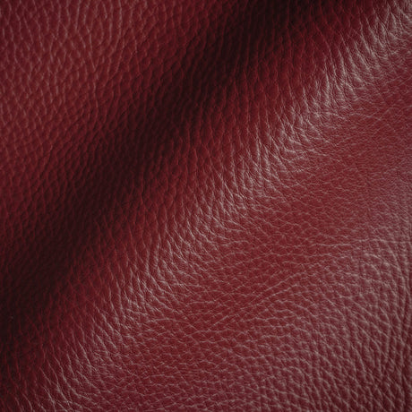 Paloma Italian Red Semi-Aniline Natural Pebble Top Grain Performance Cow Leather Hide